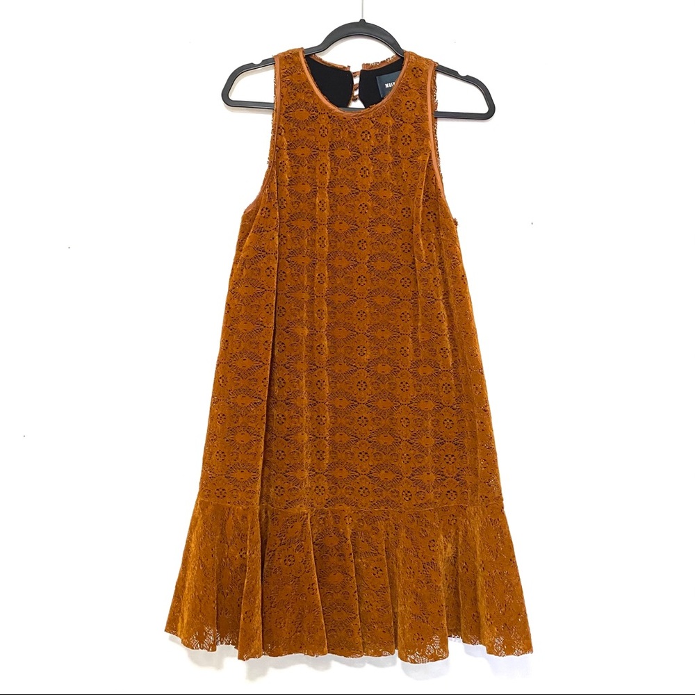🛑SOLD🛑 Maeve Anthropologie velvet autumn dress
